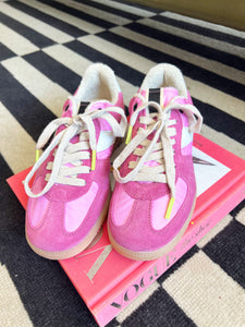 Sylvia Color Block Sneakers -Pink