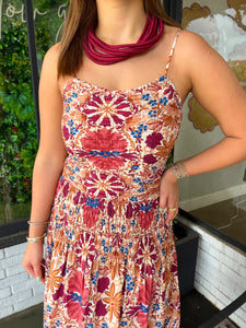 Larkin Smocked Floral Maxi Dress