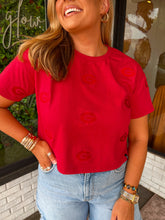 Load image into Gallery viewer, Georgia Embroidered Logo T-Shirt - Game Day Social
