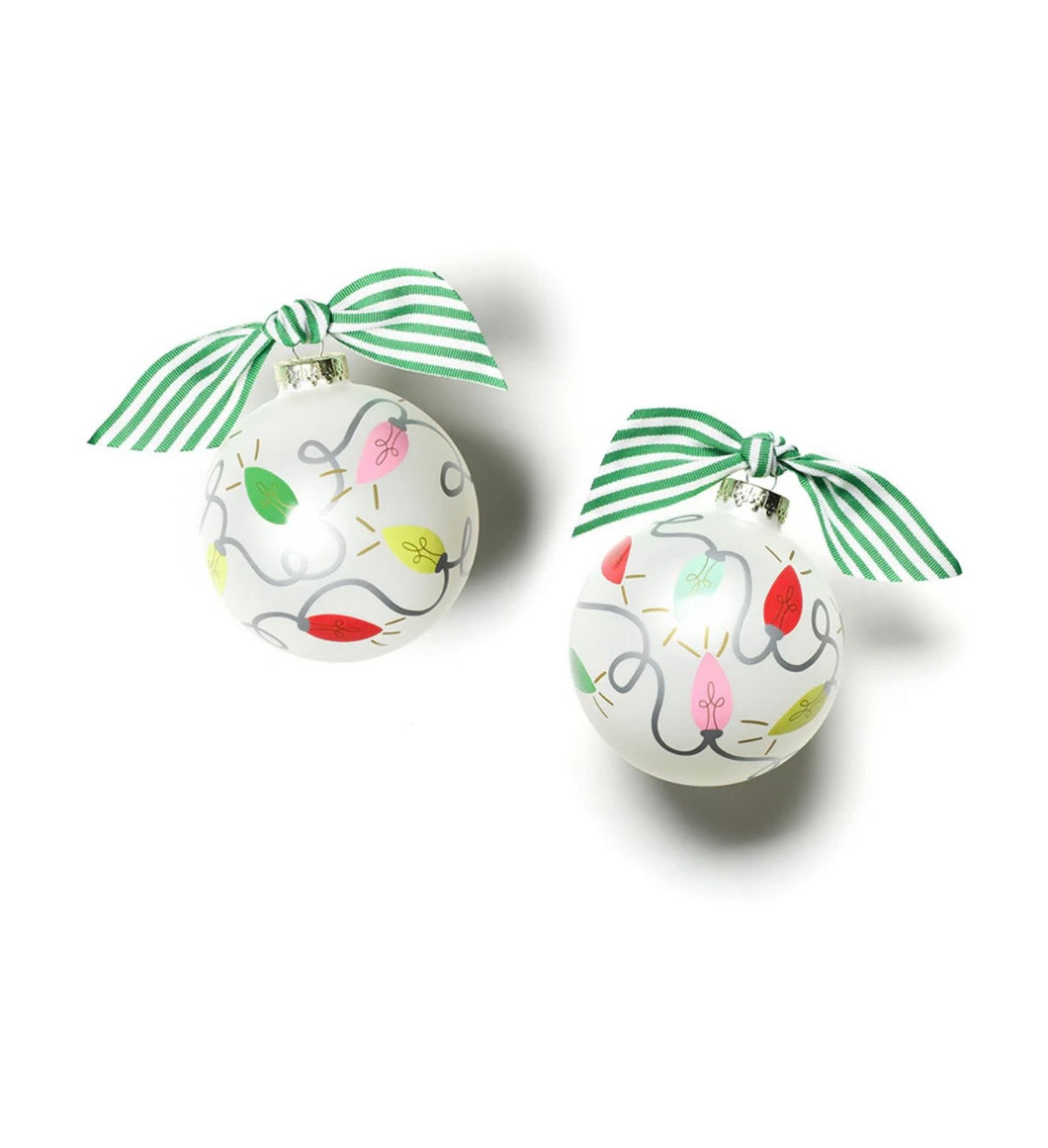 Gleaming Lights Glass Ornament