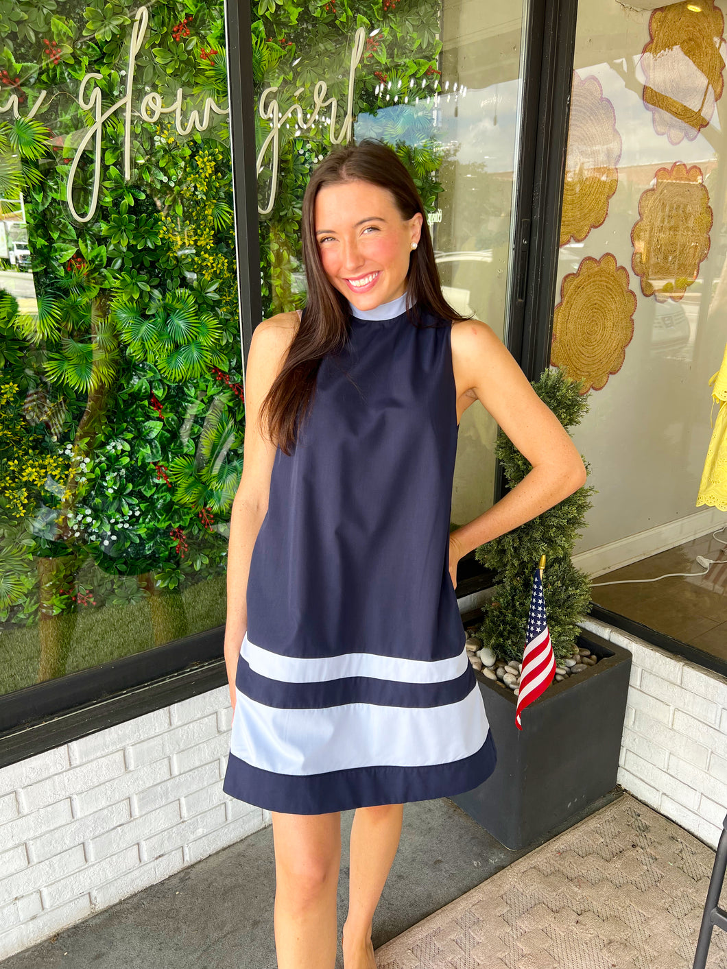 ladies dresses for over 60s Sustainable Fit And Flare Dress hot-pink