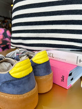 Load image into Gallery viewer, Stacey Suede Platform Sneakers - Blue
