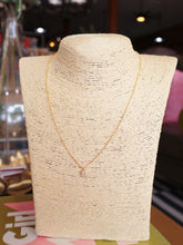 Load image into Gallery viewer, Gold Dainty Crystal Pendant Necklace
