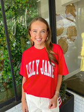 Load image into Gallery viewer, Lilly Jane Stripe Graphic - Red/Light Blue
