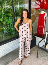 Load image into Gallery viewer, Peyton Polka Dot Flowy Pant Set- Brown Multi
