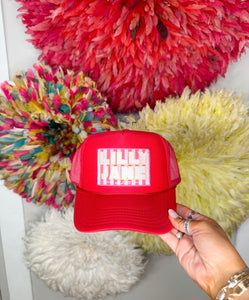 Lilly Jane Summer Spritz Trucker Hat - Red