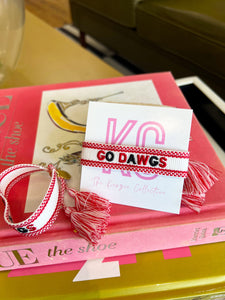 Go Dawgs Embroidered Bracelet -KC