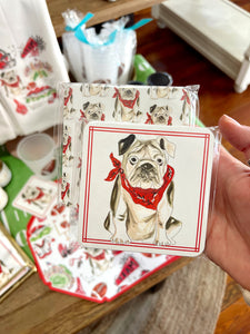 Bulldog Bandana Coasters