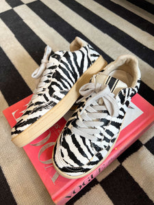 Roma Zebra Hair Low Top Sneakers