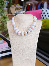 Load image into Gallery viewer, Chunky Cream Beaded Necklace - Multi Color
