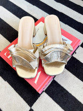 Load image into Gallery viewer, Frances Ruffle Heels-Gold
