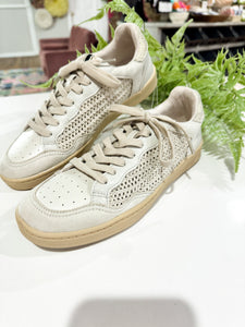 Roma Woven Low Top Sneakers - Bone