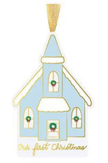 Our First Christmas Ceramic Ornament