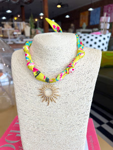 Various Scarf Charm Necklace