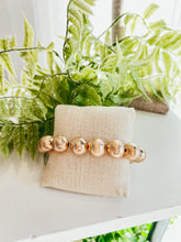 Load image into Gallery viewer, 15mm Gold Metal Ball Bracelet
