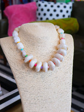 Load image into Gallery viewer, Chunky Cream Beaded Necklace - Multi Color
