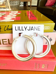 48mm Silver Tube Hoops