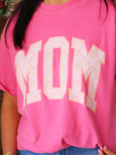 Load image into Gallery viewer, Mom Floral Short Sleeve Graphic - Pink Berry
