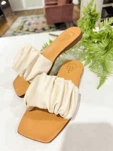 Belinda Slide Sandal - Bone