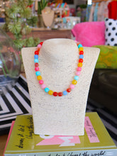 Load image into Gallery viewer, Rondelle Mini Square Beaded Necklace - Multi Color
