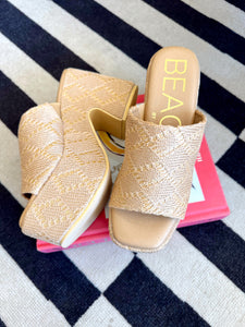 Como Platform Heel- Cognac