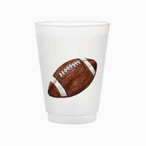 Football Frosted Cups