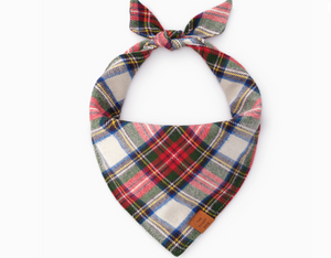 Regent Plaid Dog Bandana - Foggy Dog