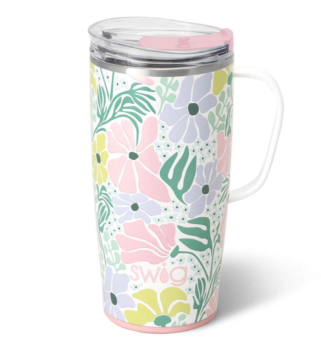 Garden Party Travel Mug 22oz- SWIG