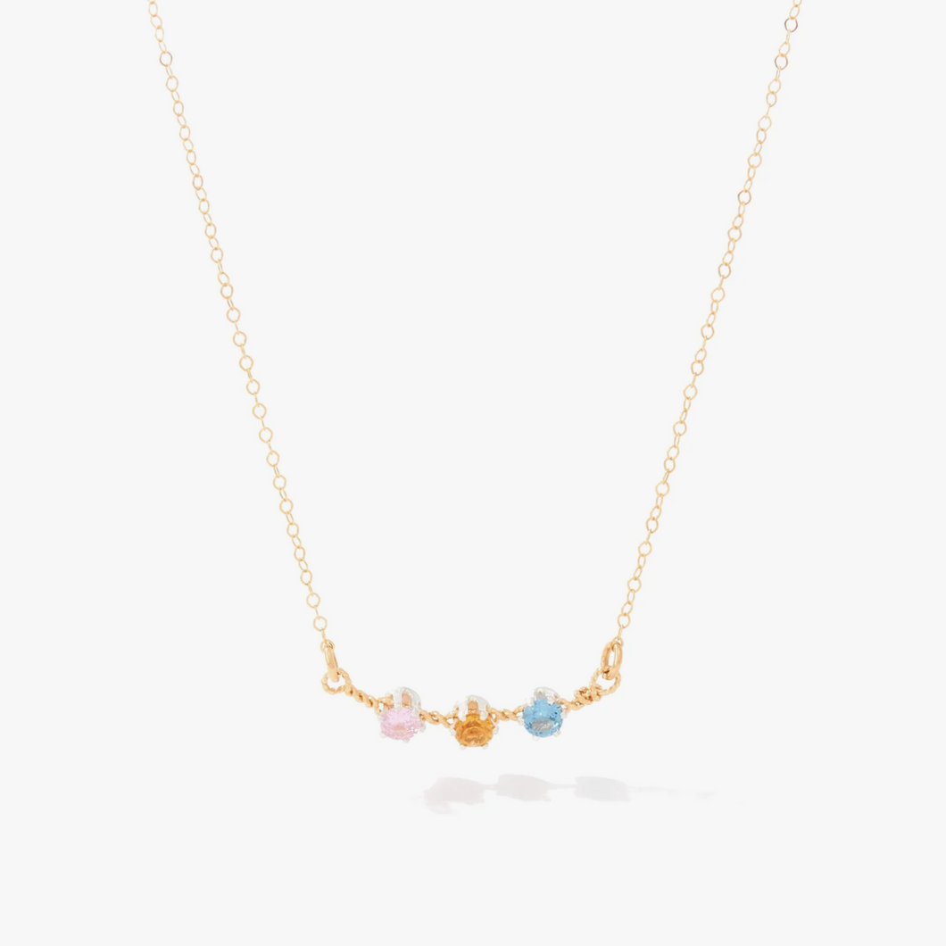 You Are My Sunshine Necklace - 3 Stones