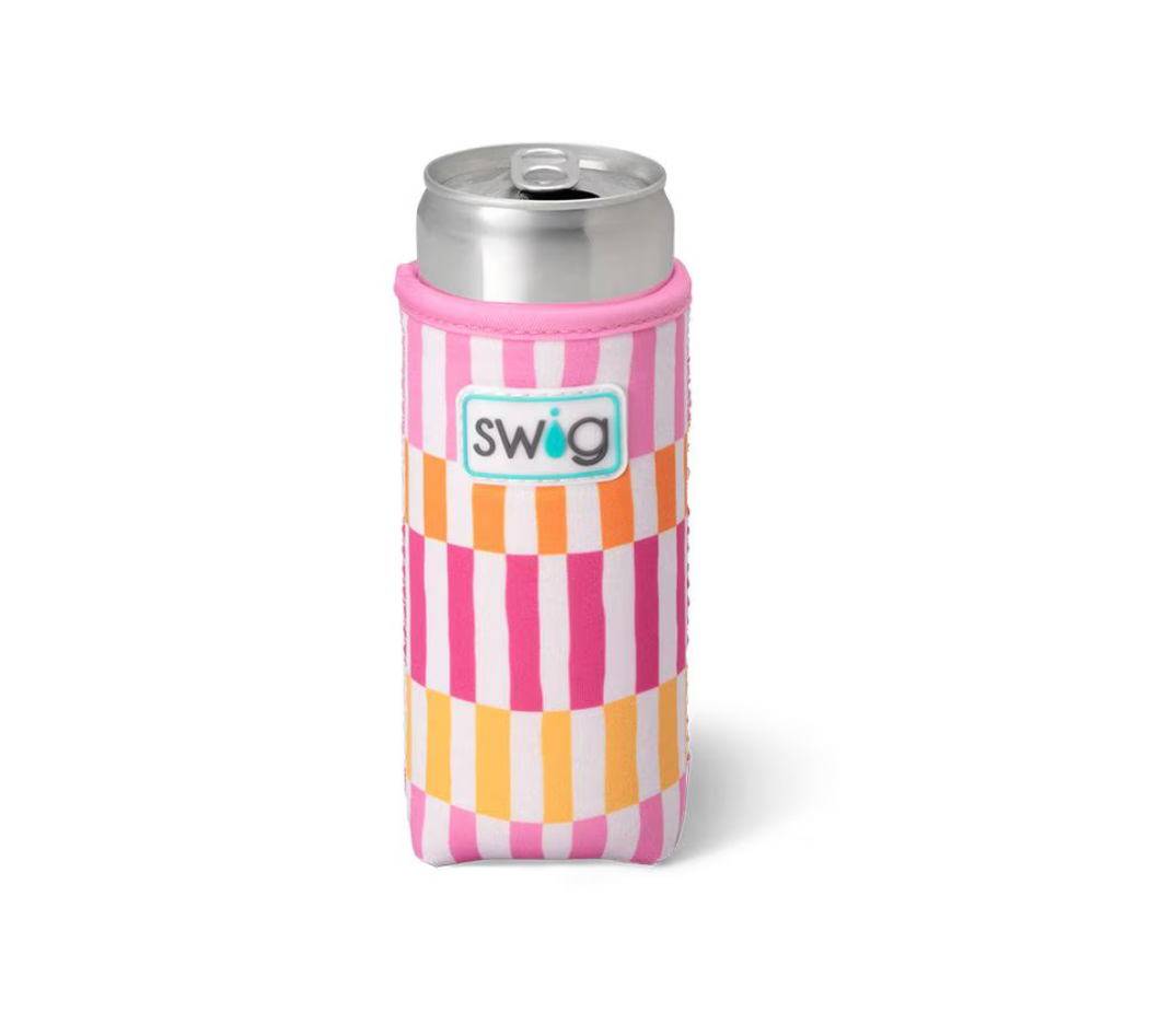 Sherbet Stripe Slim Can Coolie - SWIG