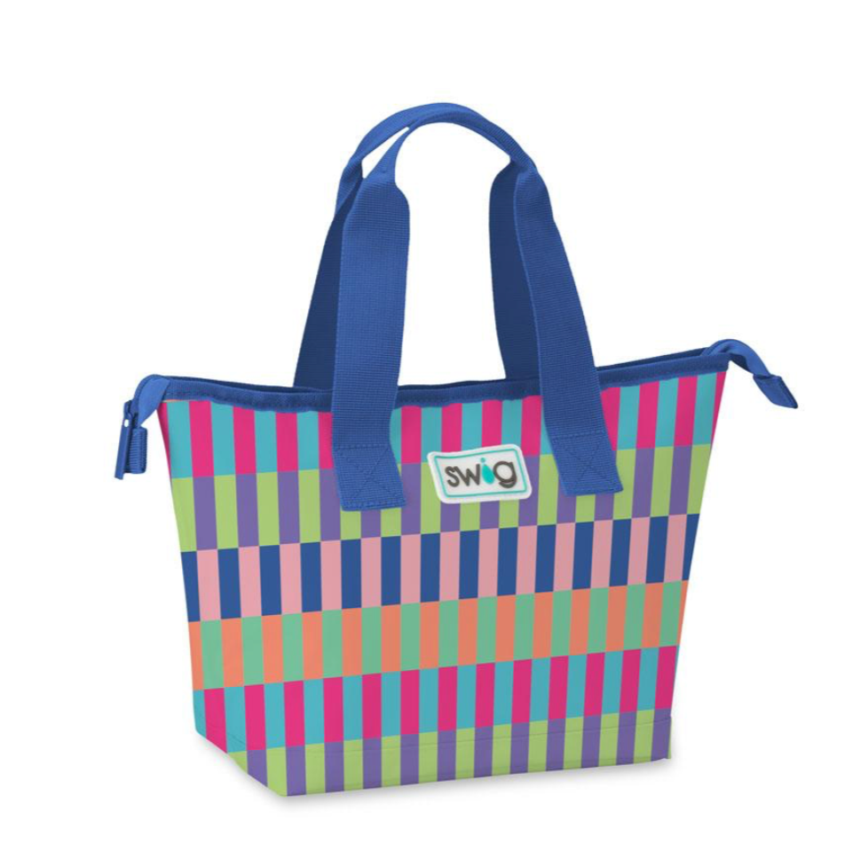 Brite Stripe  Lunch Bag - SWIG