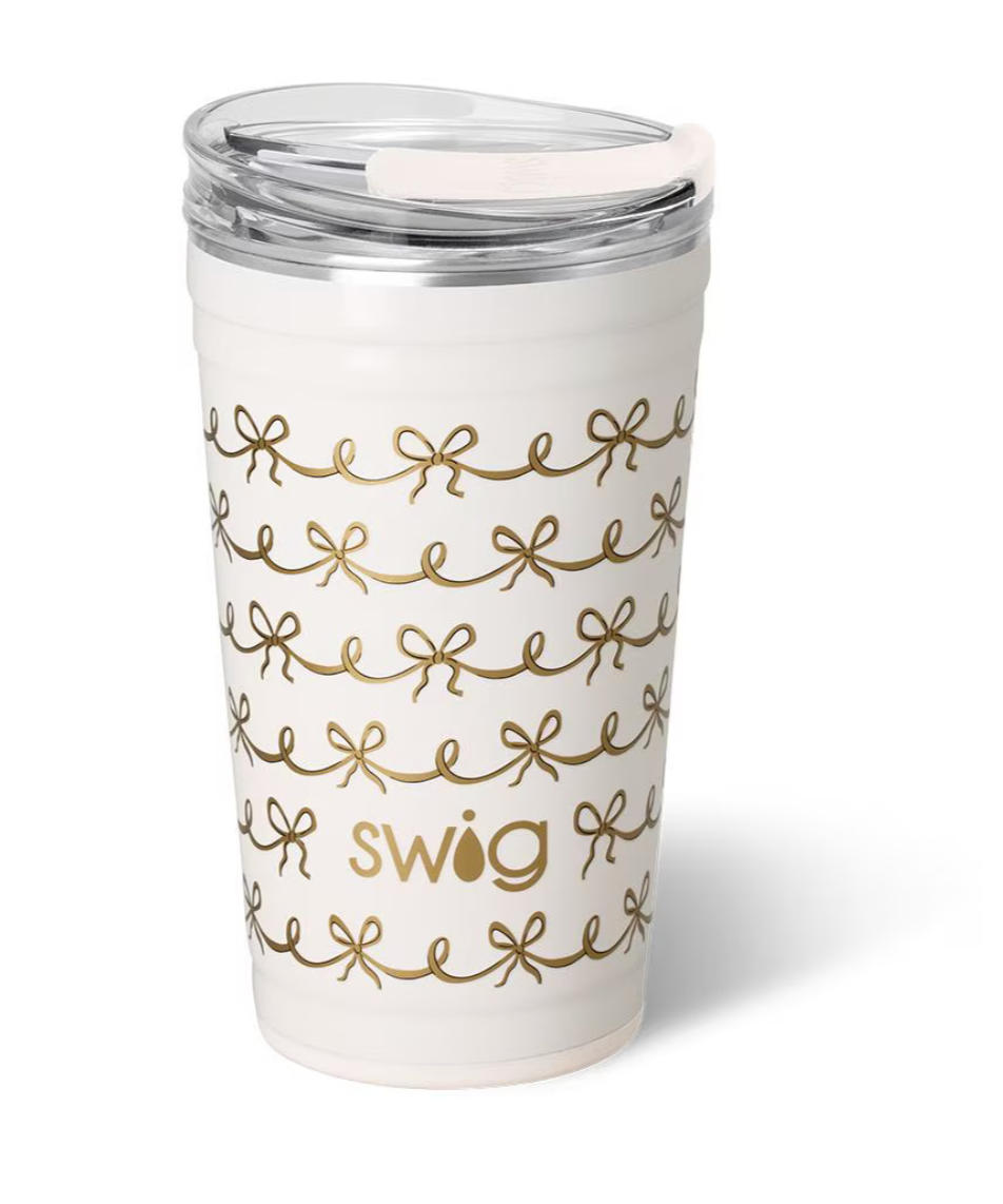 Pretty in Pearl Party Cup 24oz - SWIG