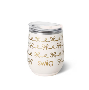 Pretty in Pearl Stemless Wine Cup 12oz- SWIG