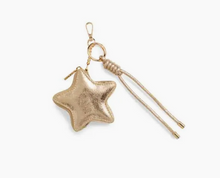 Load image into Gallery viewer, Gold Star Pouch Bag Charm
