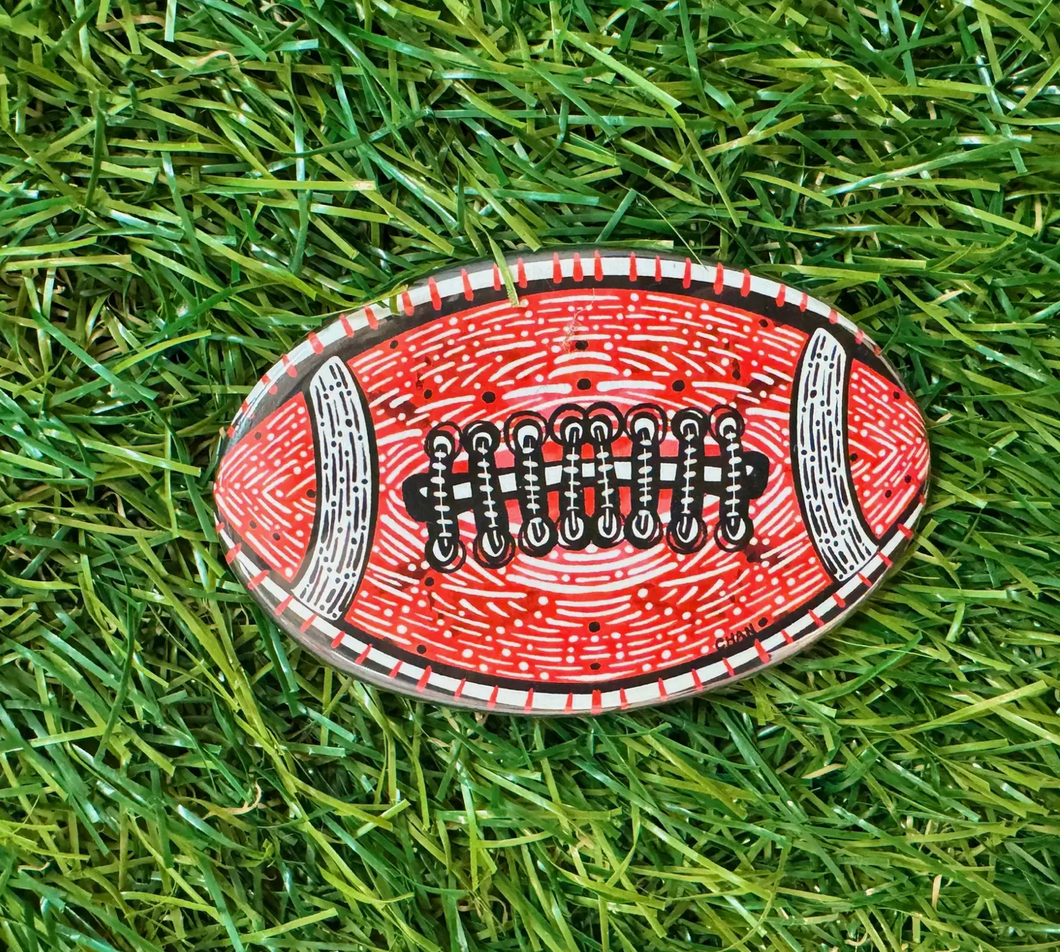 Football Abstract Button