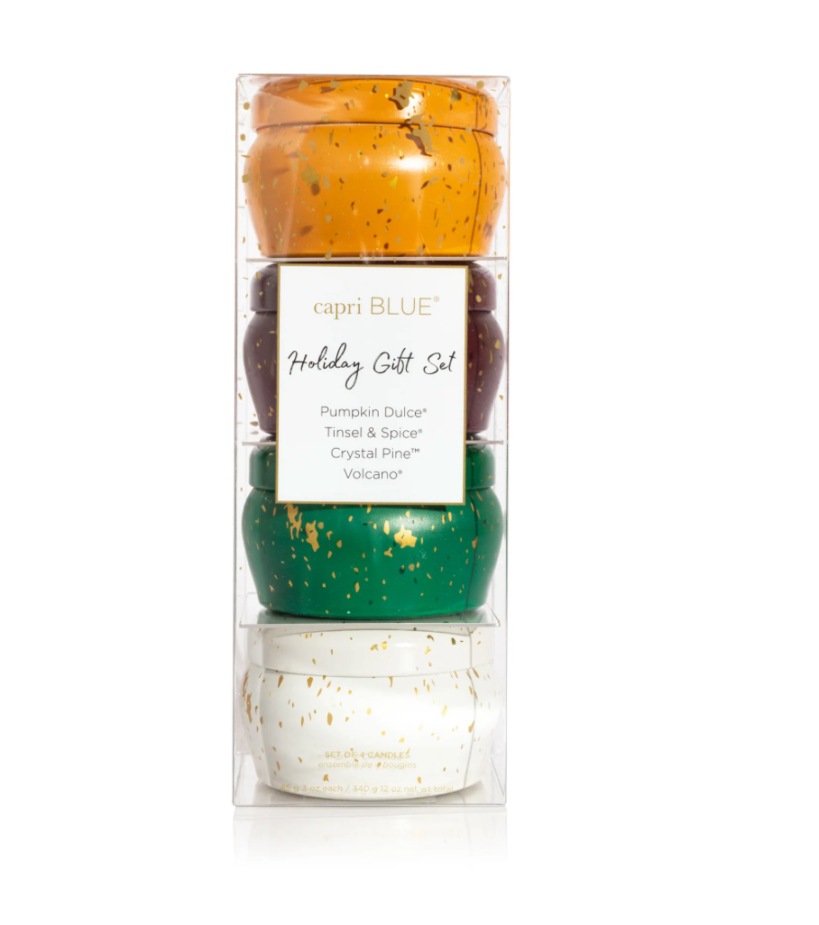 Glimmer Tin Holiday Gift Set - Capri Blue