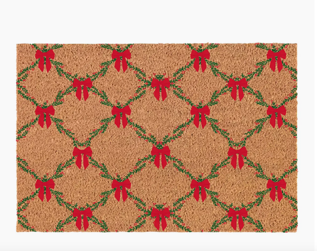Holiday Trellis Door Mat