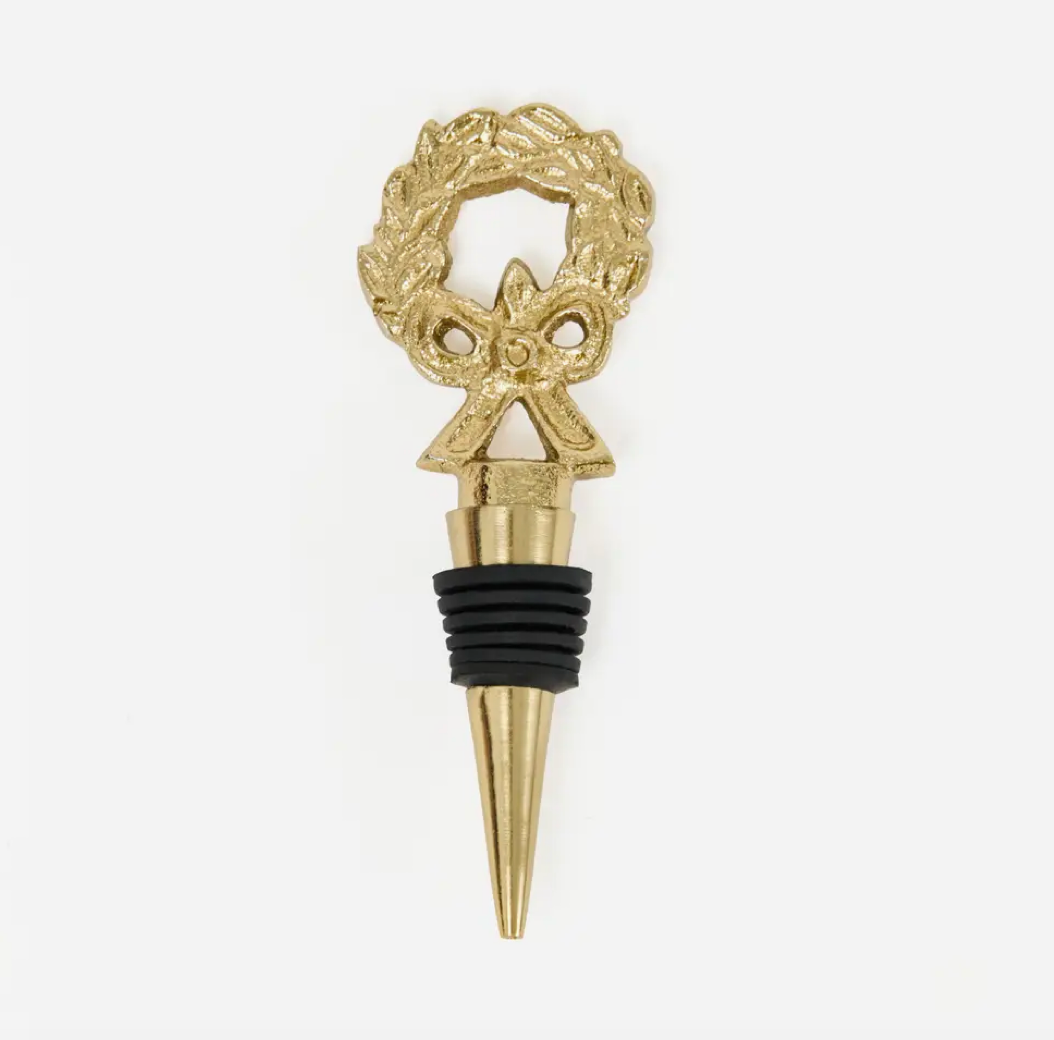 Gold Wreath Wine Stopper