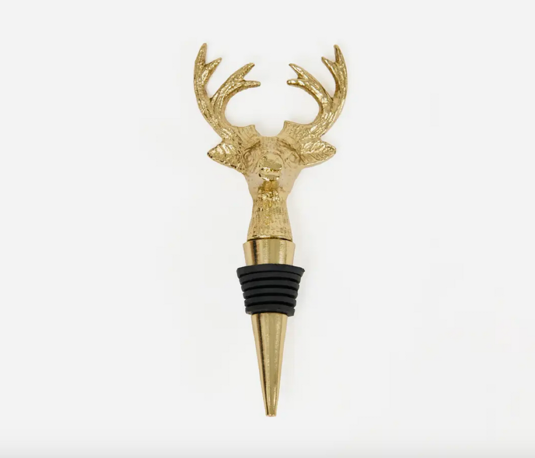 Gold Deer Wine Stopper