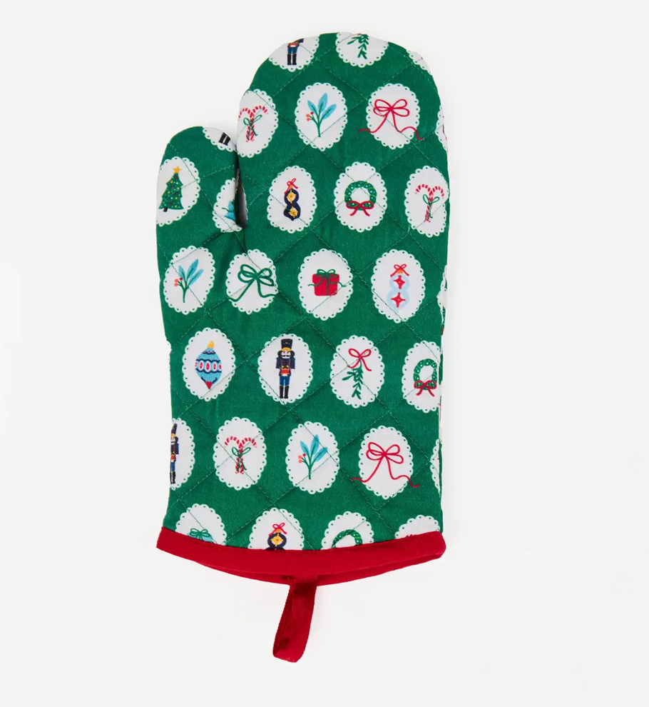 Christmas Tidings Oven Mitt