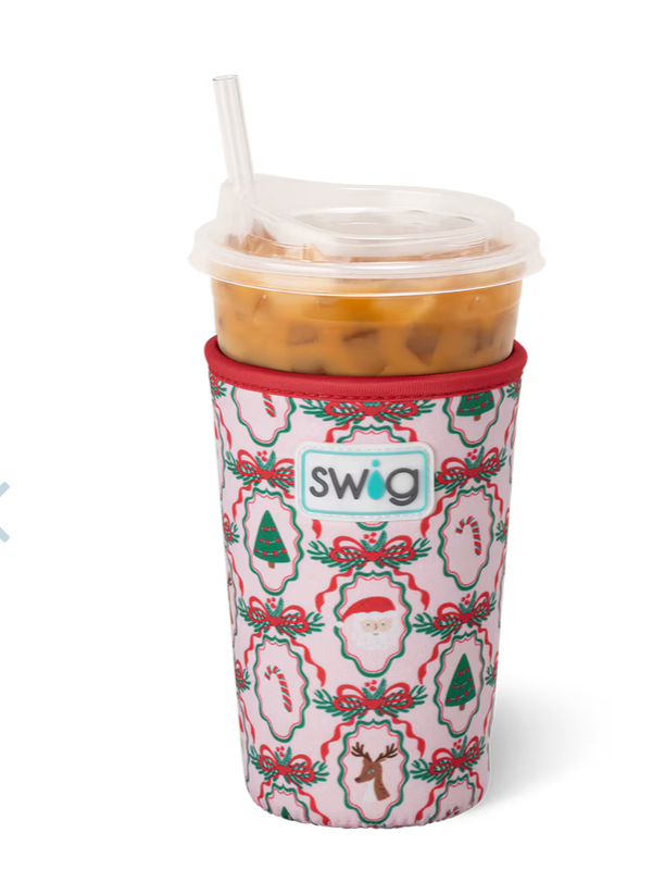 Christmas Cameo Iced Cup Coolie