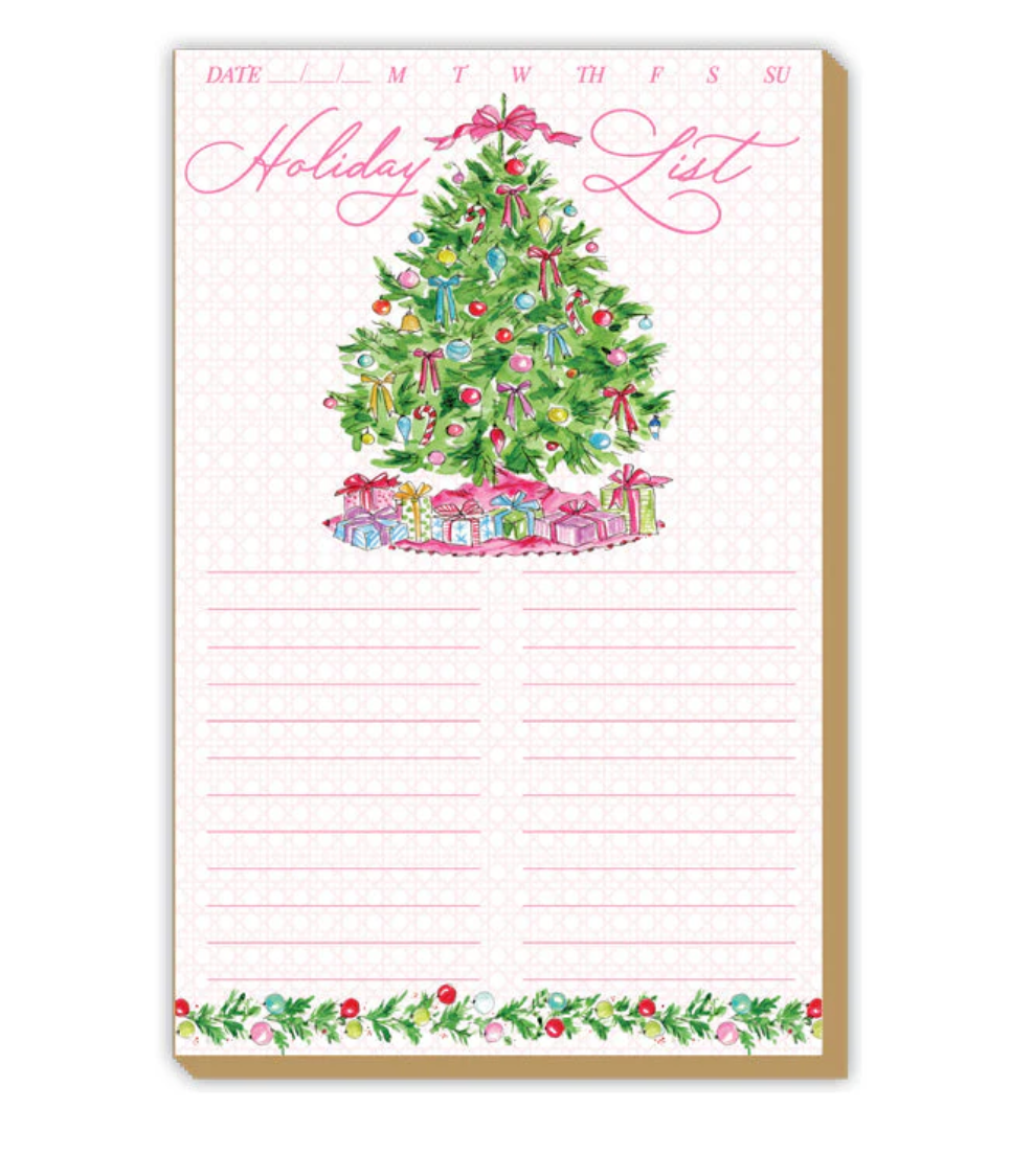 Holiday List Pink Christmas Tree - Rosanne Beck