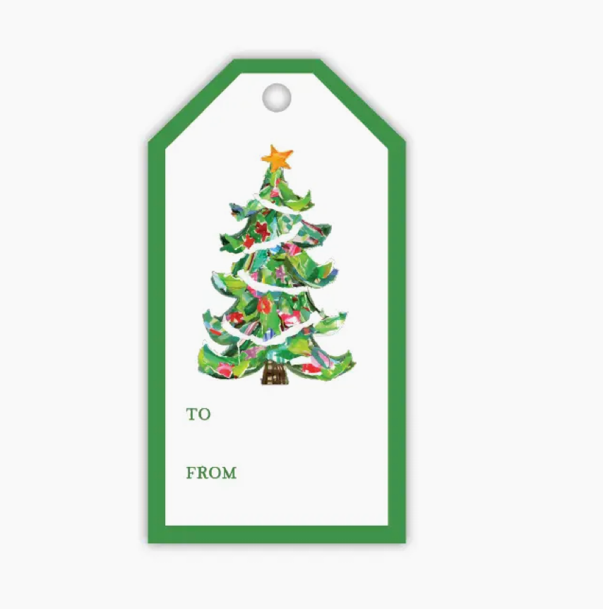 Christmas Tree Gift Tags- Rosanne Beck