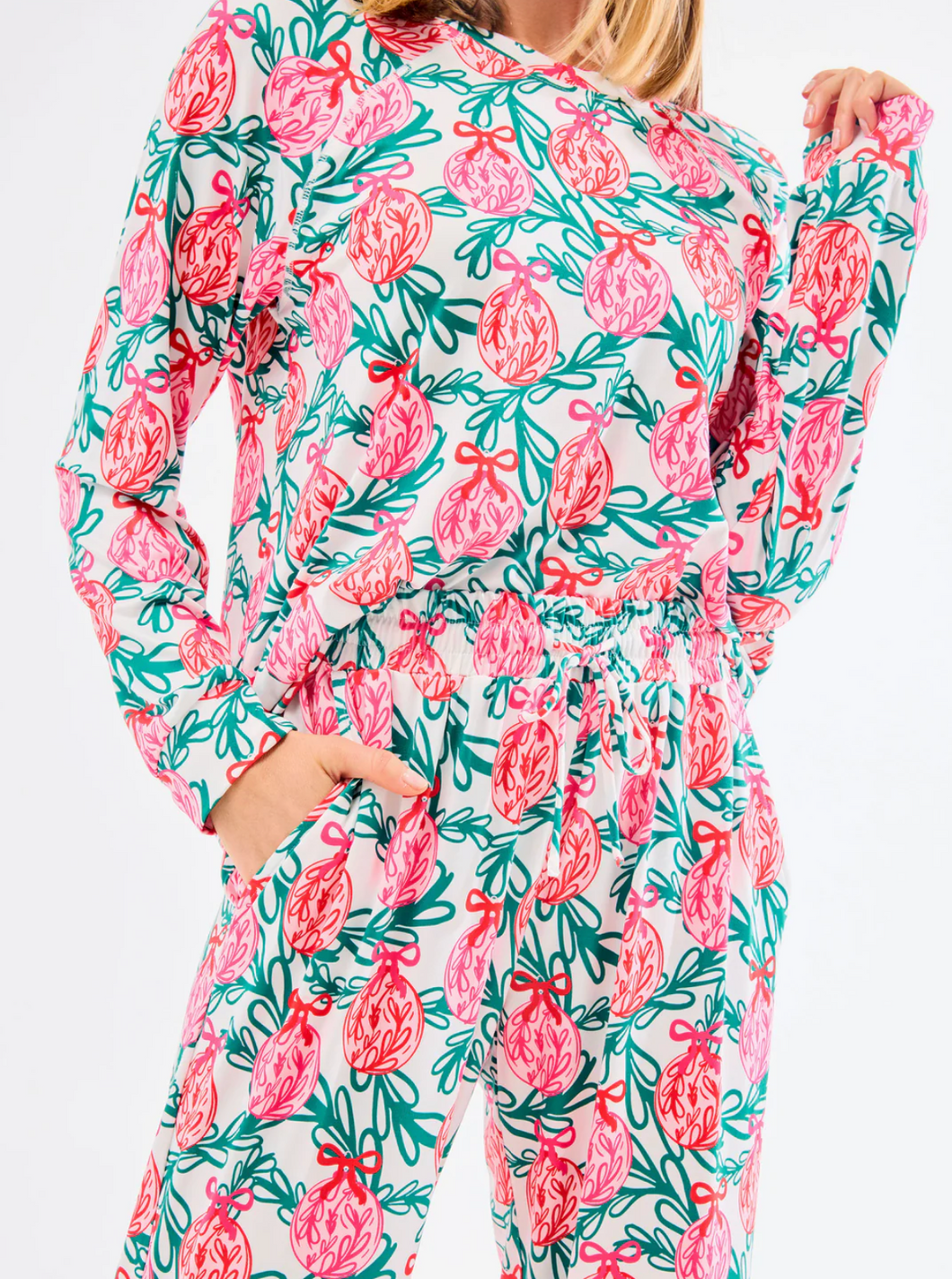 Sleigh All Day Pajama Pant Set - Mary Square