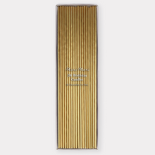 Load image into Gallery viewer, Skinny Gold Candles - Pack of 36
