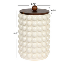 Load image into Gallery viewer, Large Raised Dotted Canister
