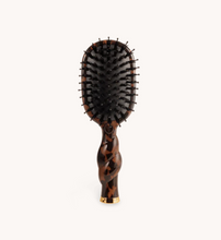 Load image into Gallery viewer, Tortoise Mini Boar Bristle Hair Brush - Teleties
