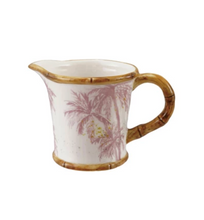 Load image into Gallery viewer, Hand Painted Bamboo Stoneware Creamer
