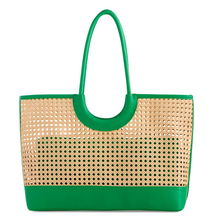 Load image into Gallery viewer, Lyra Large Tote- Green
