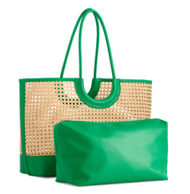 Load image into Gallery viewer, Lyra Large Tote- Green
